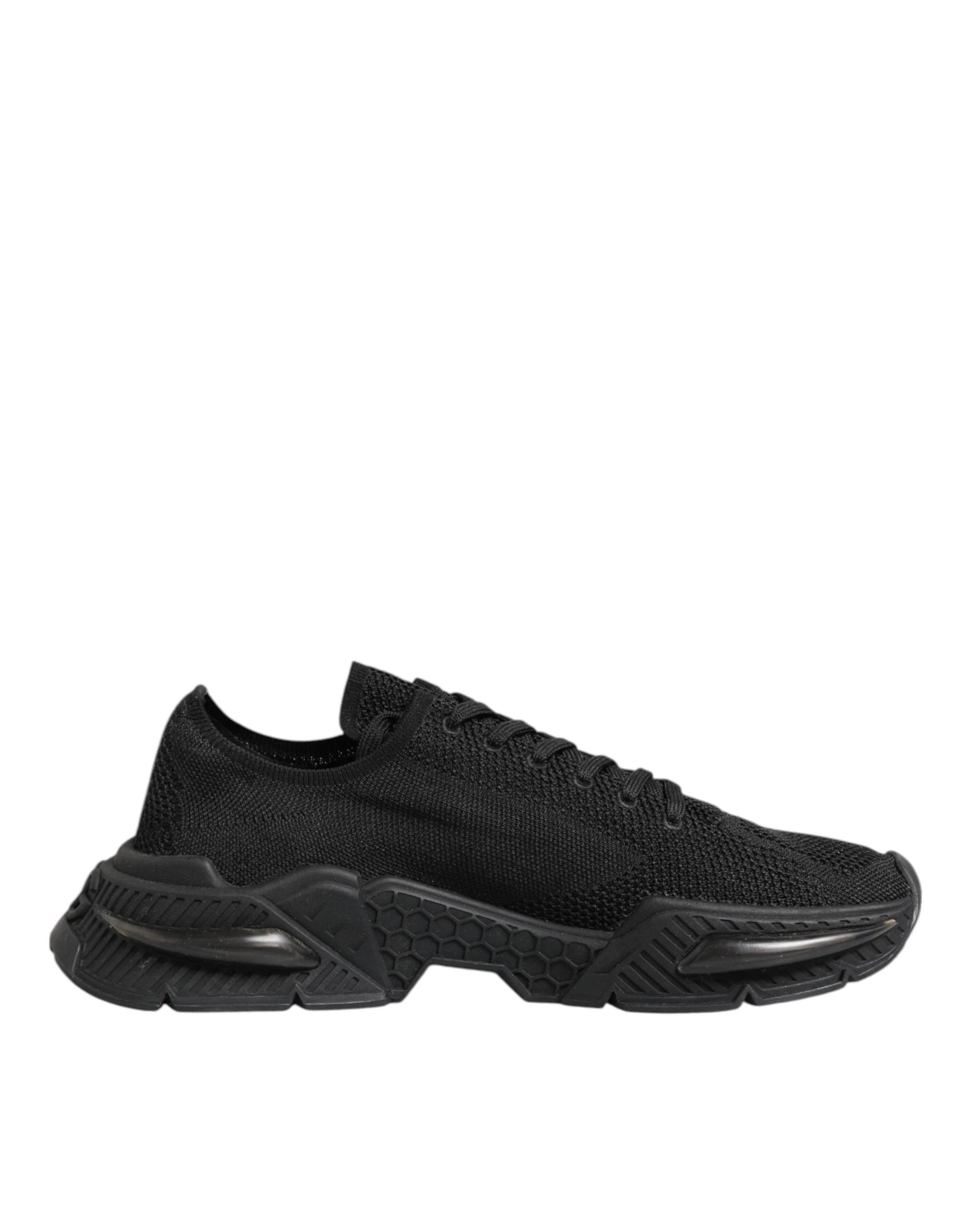 Chaussures homme sneakers basses Airmaster noires Dolce & Gabbana