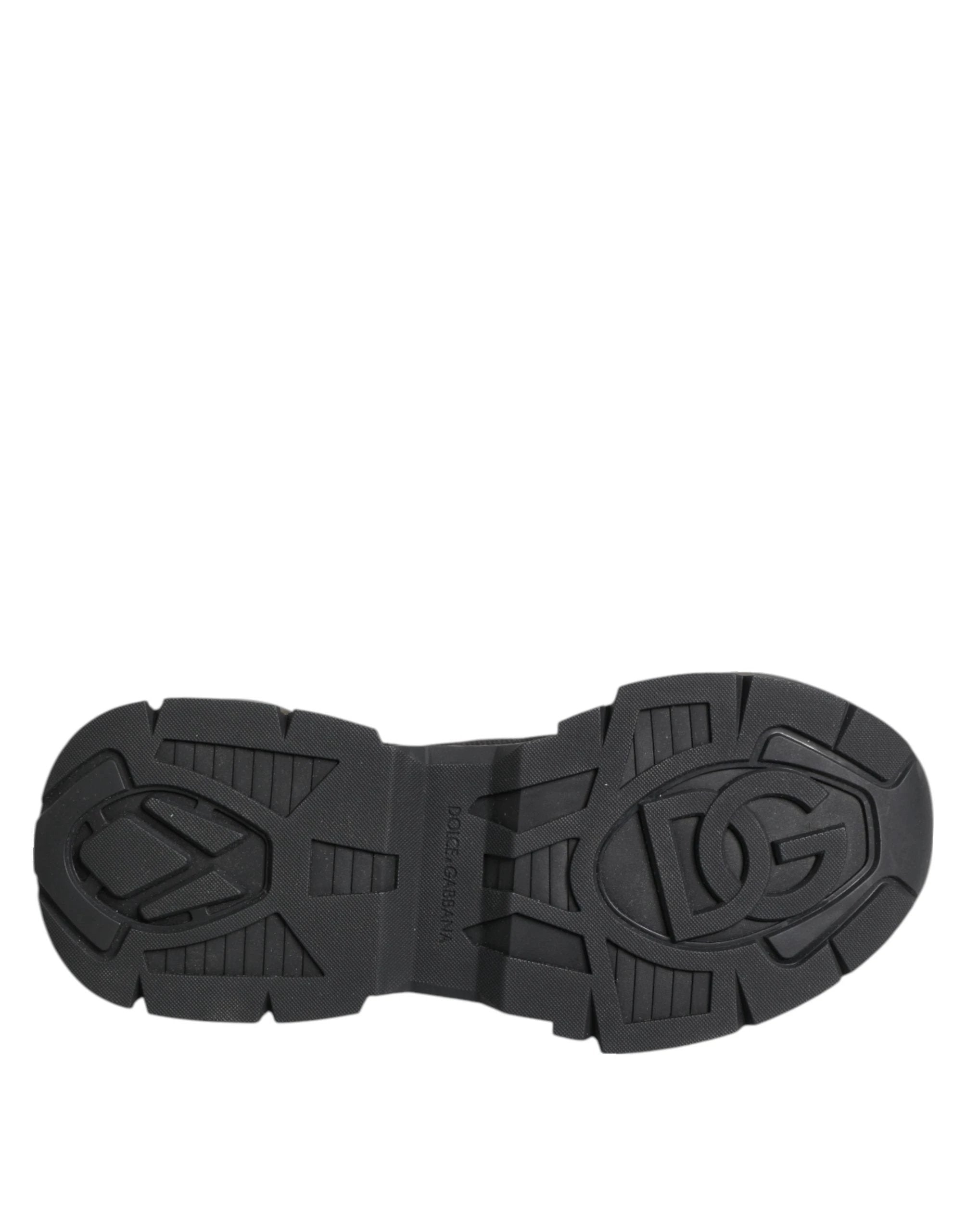 Chaussures homme sneakers basses Airmaster noires Dolce & Gabbana