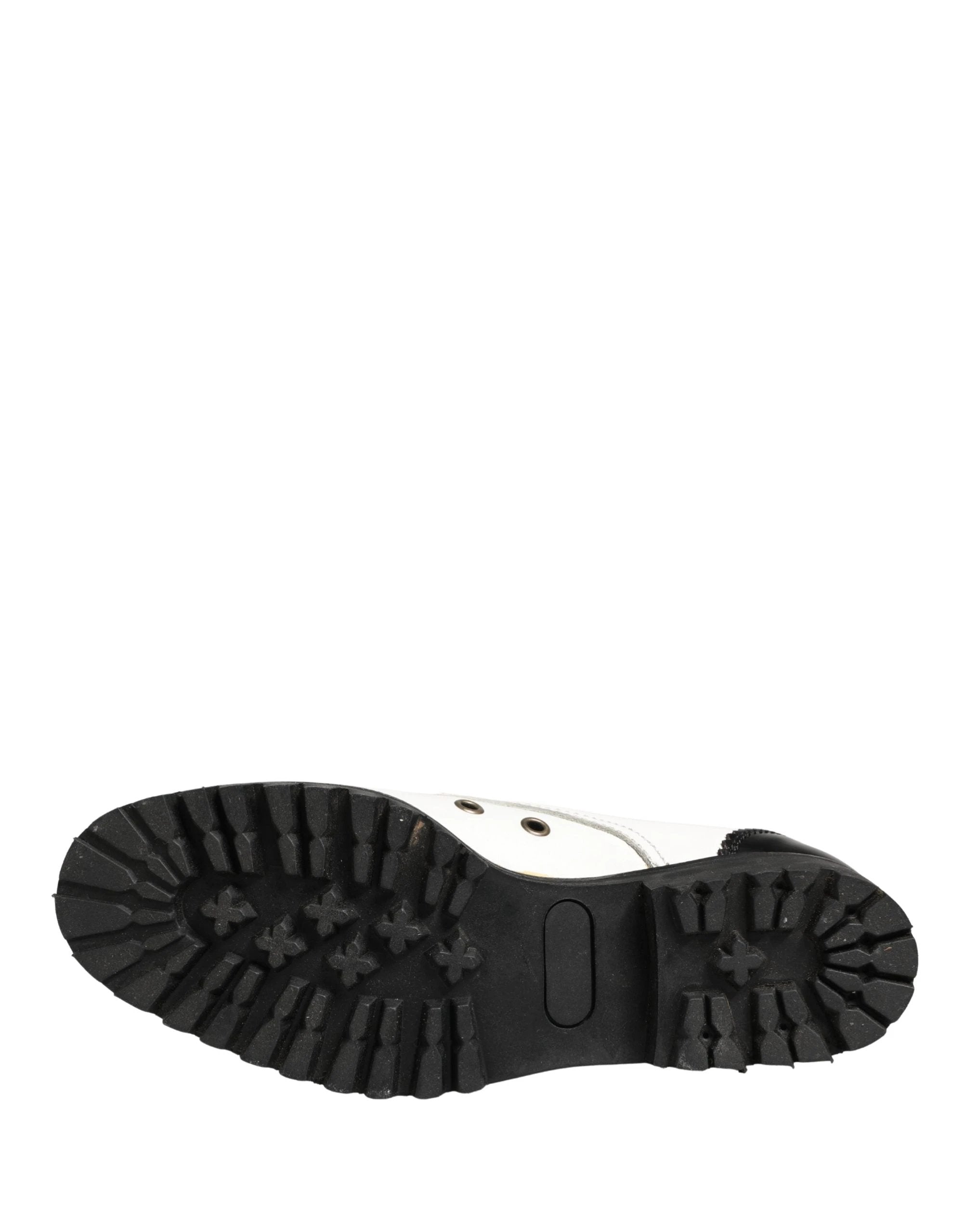 Chaussures Richelieu en Cuir Noir et Blanc Cesare Paciotti