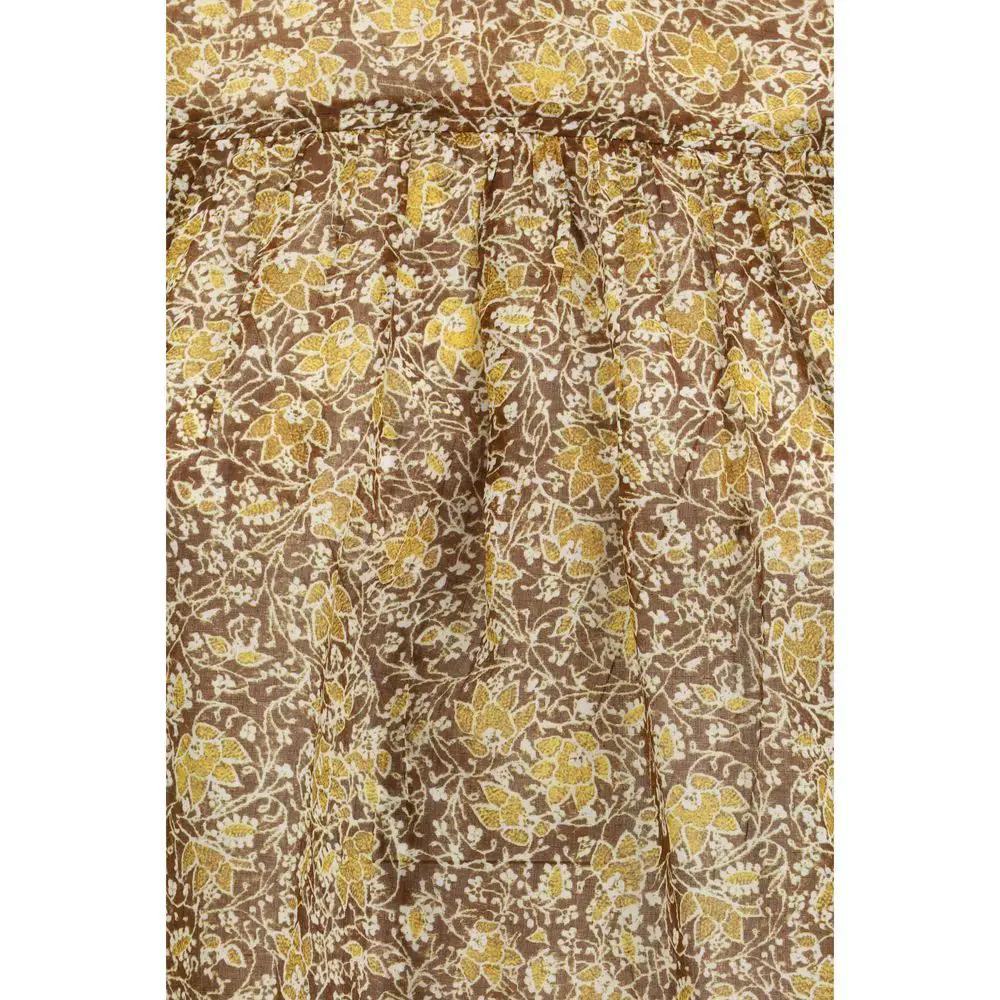 Blouse en coton bicolore Marant Étoile