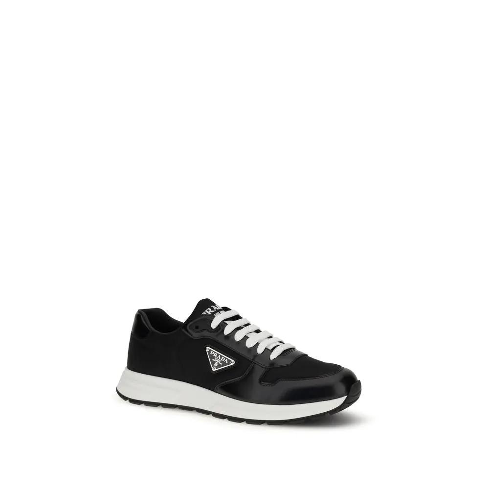 Baskets de sport Prada noires en polyamide recyclé