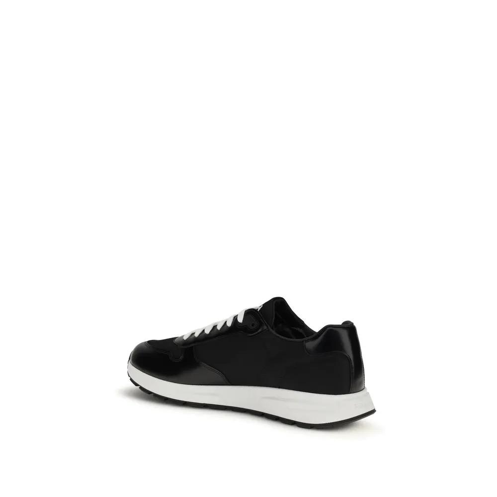 Prada Black Recycled Polyamide Athletic Sneakers