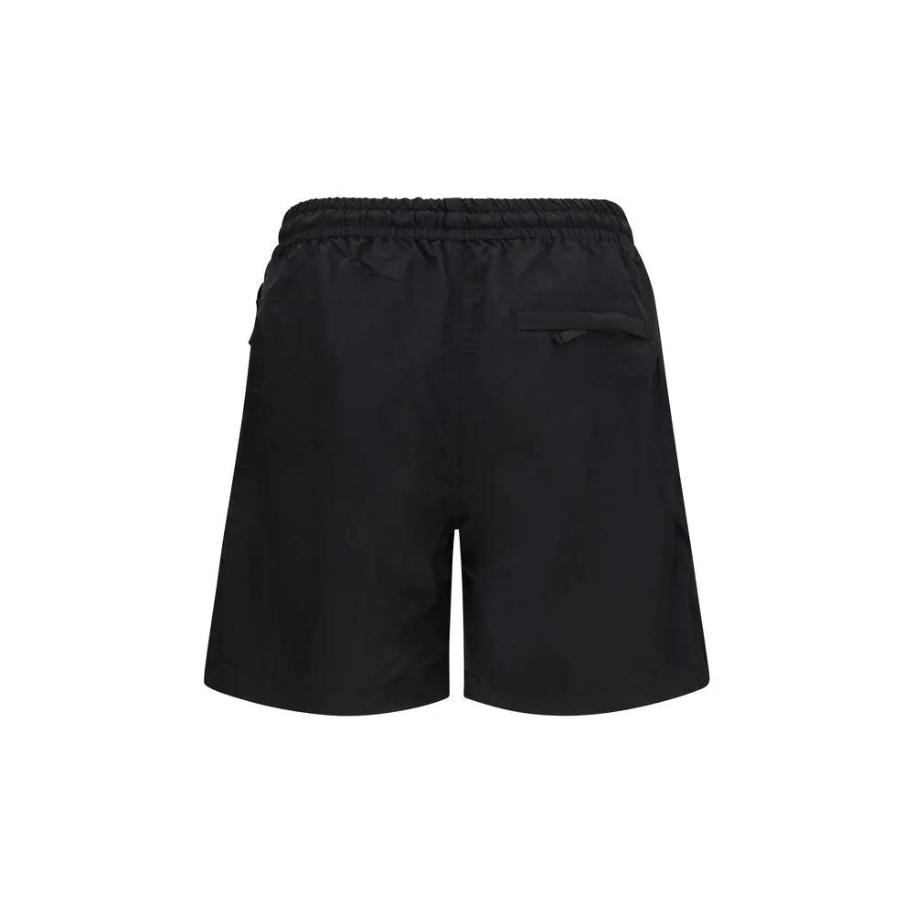 Short Bermuda en nylon noir tournesol