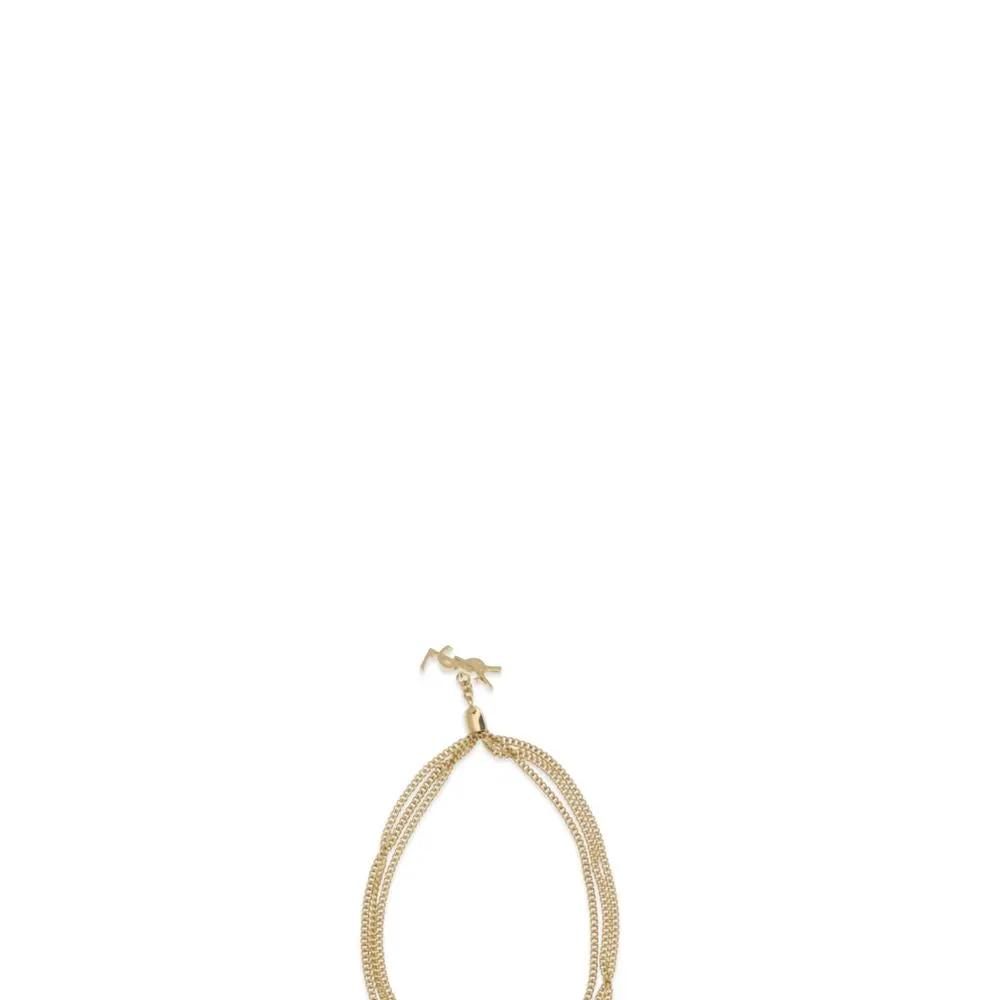 Saint Laurent Gold Brass Bracelet