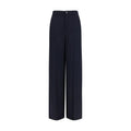 Pantalon décontracté Gucci en viscose bleue
