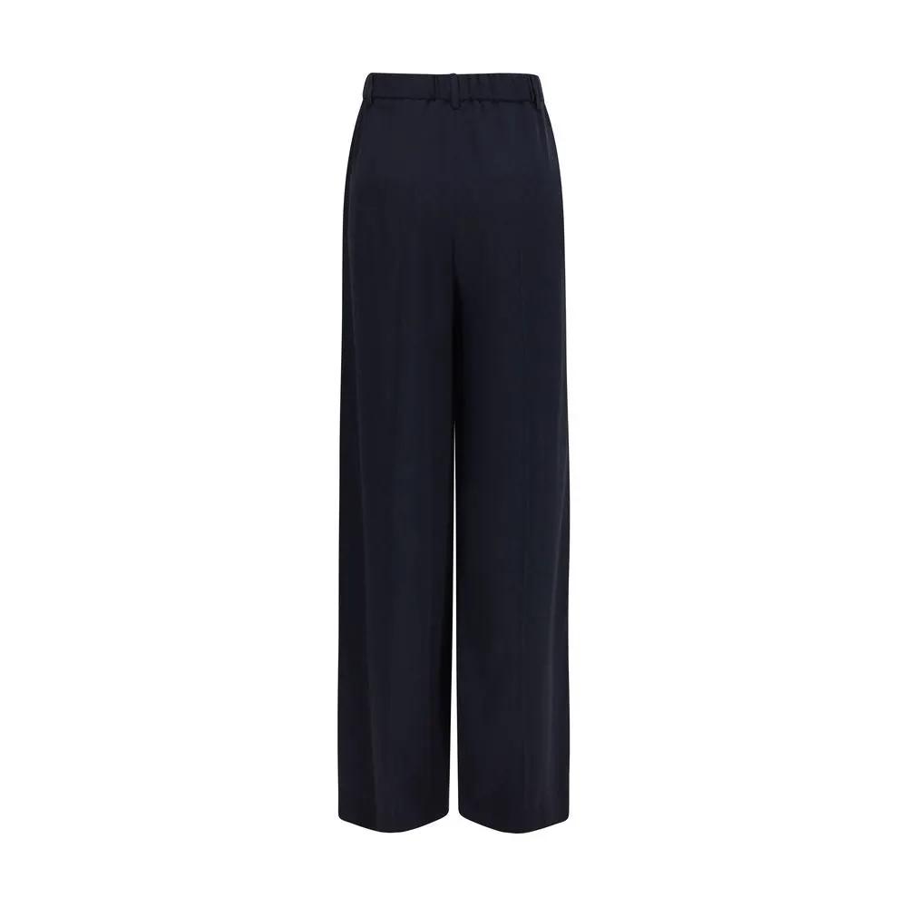 Pantalon décontracté Gucci en viscose bleue