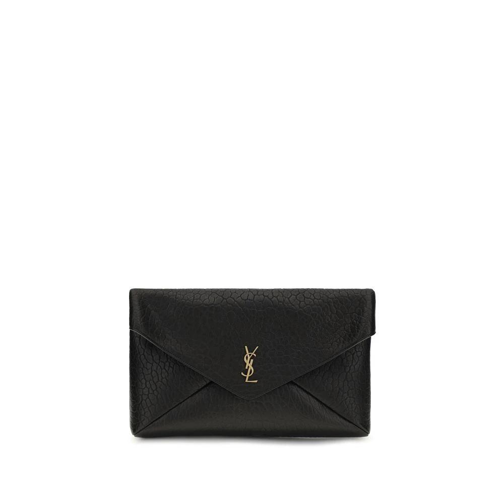 Sac bandoulière Saint Laurent Aries en agneau noir Ovis Avis