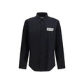 Chemise habillée en coton noir Versace Jeans