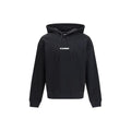 Sweat-shirt en coton noir Jil Sander