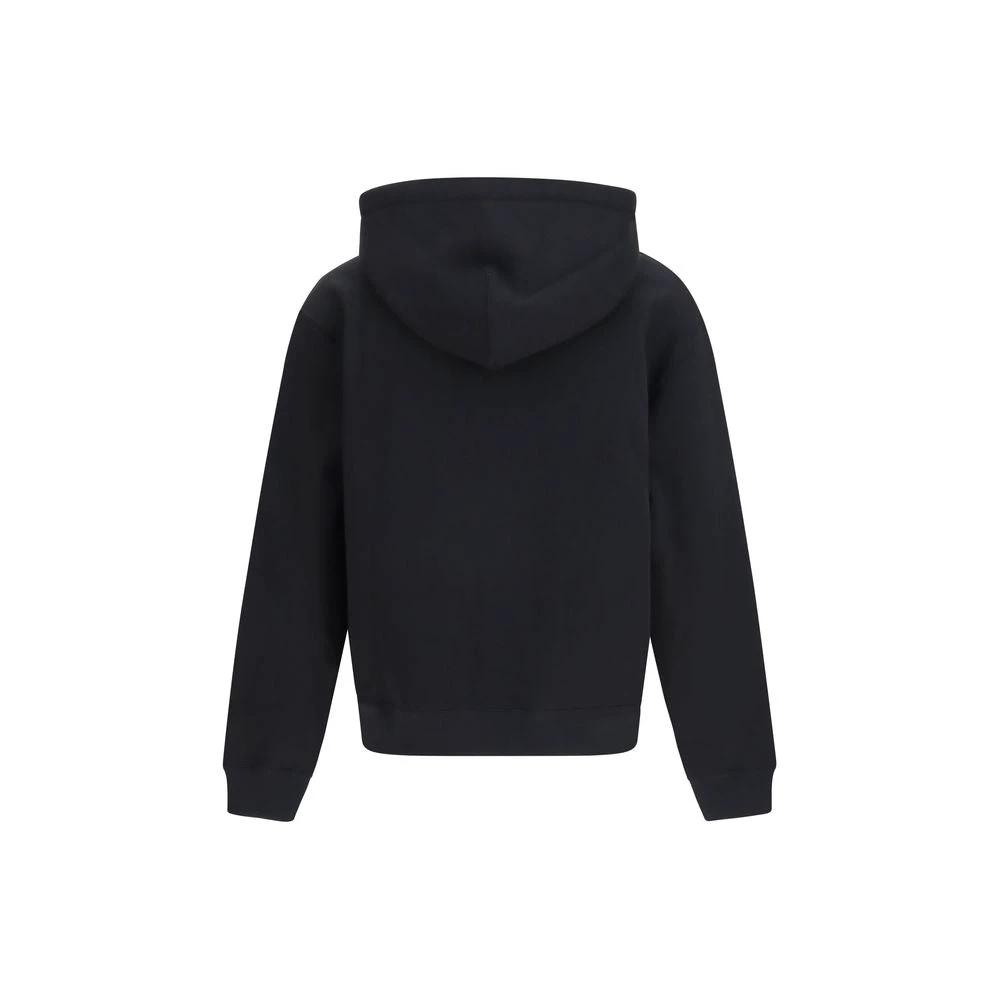 Sweat-shirt en coton noir Jil Sander