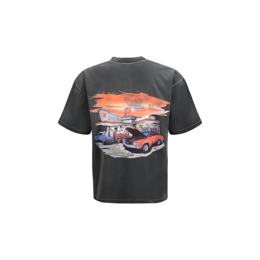 T-shirt en coton gris Represent