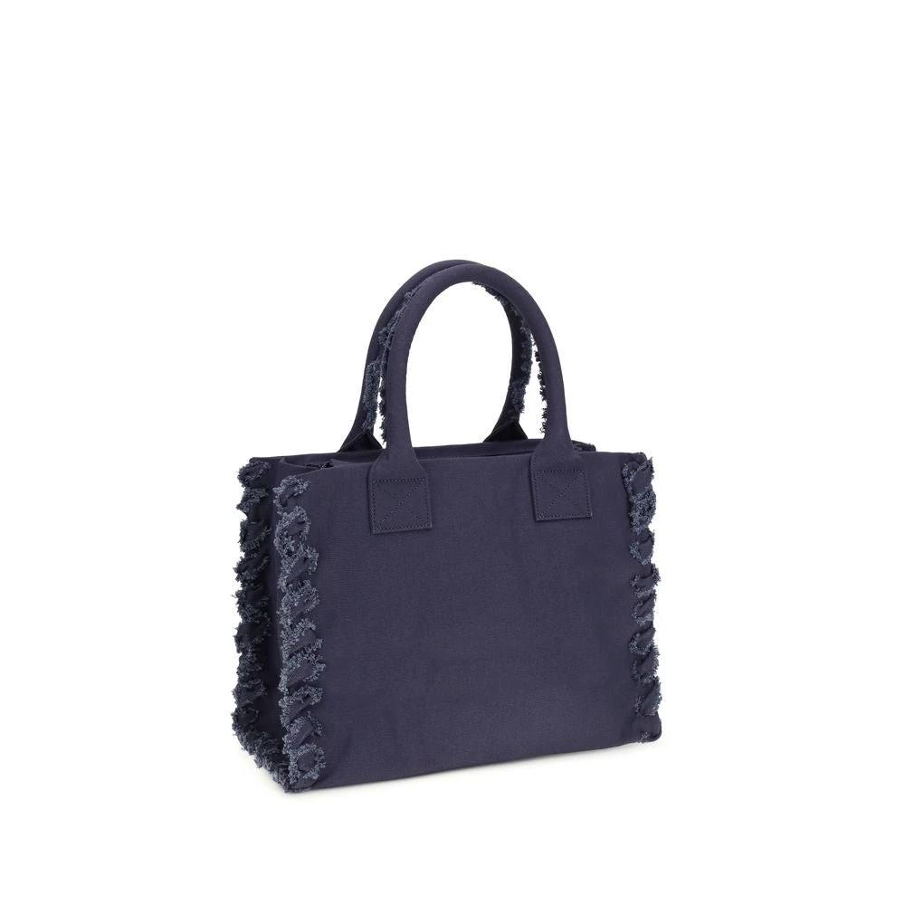 Sac bandoulière PINKO en coton bleu