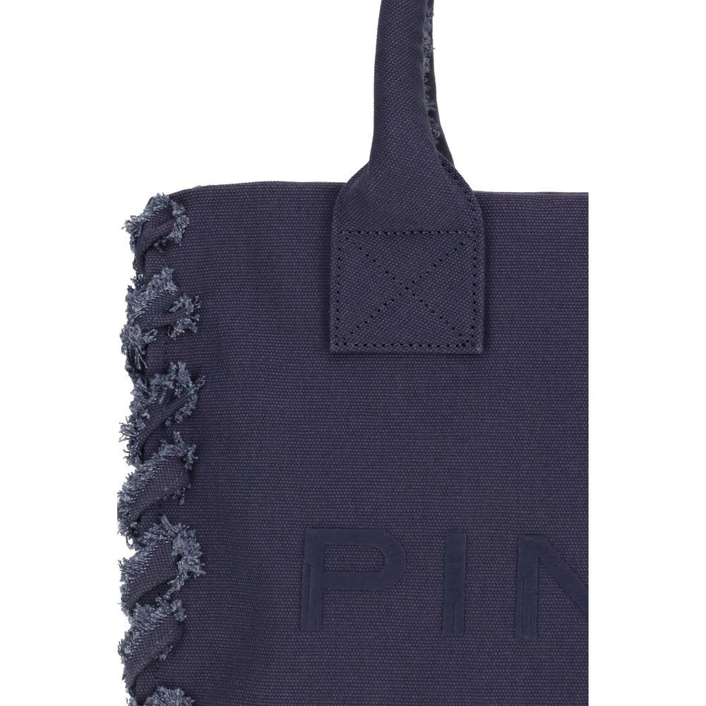 Sac bandoulière PINKO en coton bleu