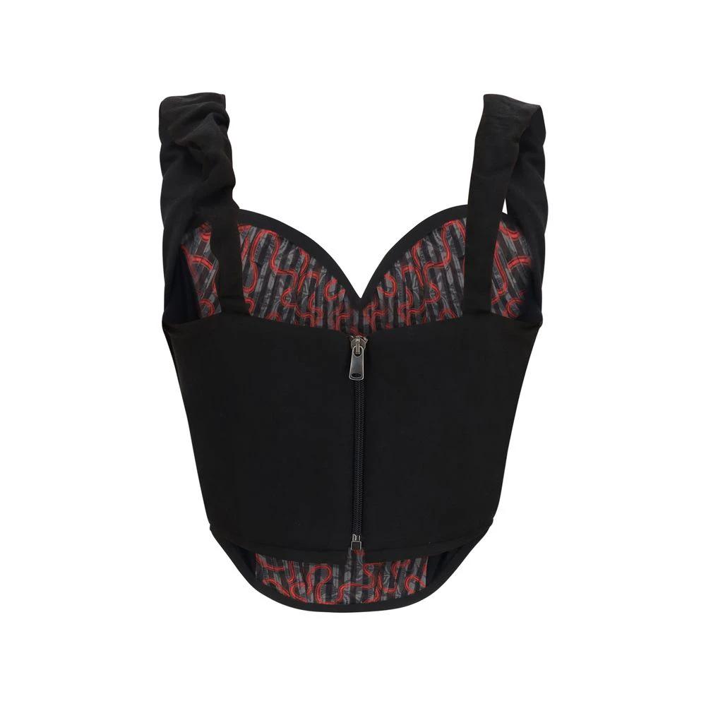 Chemisier noir en polyester Vivienne Westwood