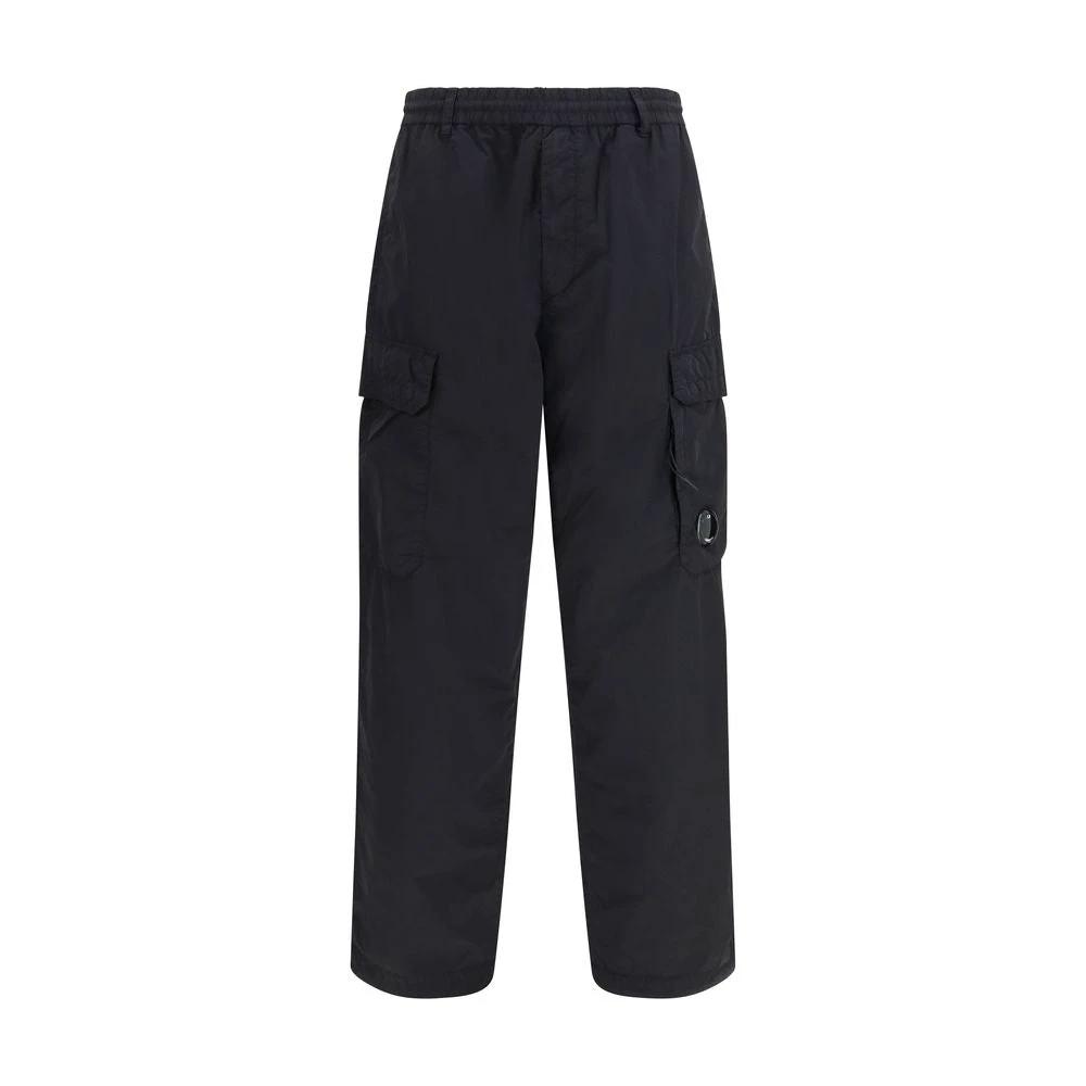 Pantalon cargo noir en polyamide CP Company