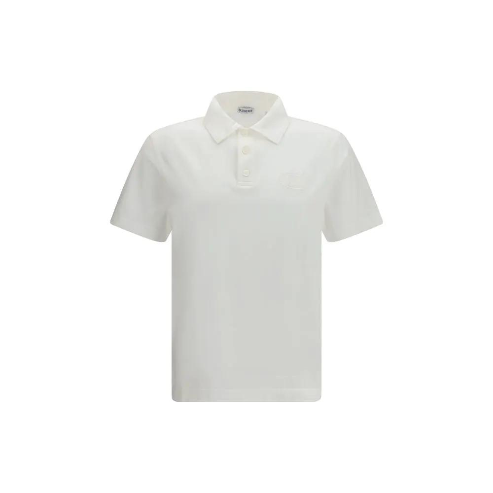 Polo Burberry en coton blanc