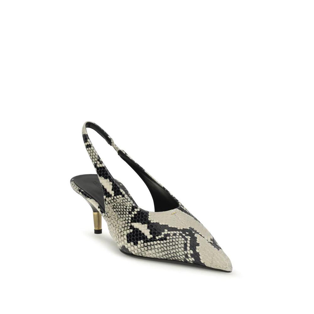 Escarpins à talons hauts Khaite Bos Taurus en cuir de veau multicolore