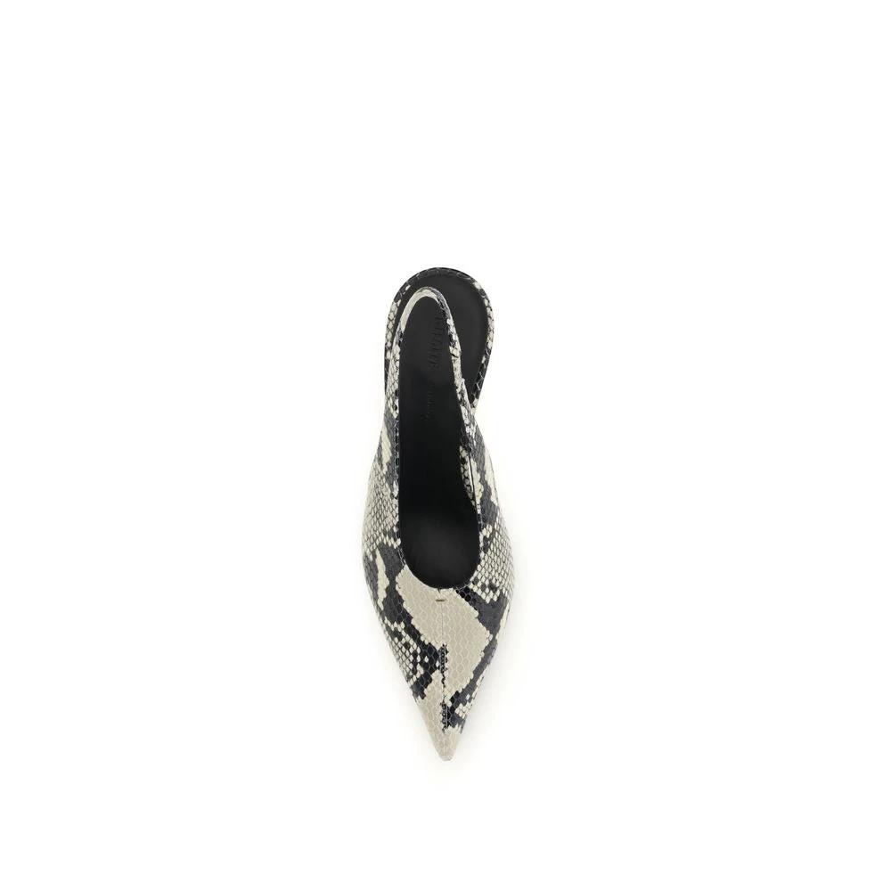 Escarpins à talons hauts Khaite Bos Taurus en cuir de veau multicolore