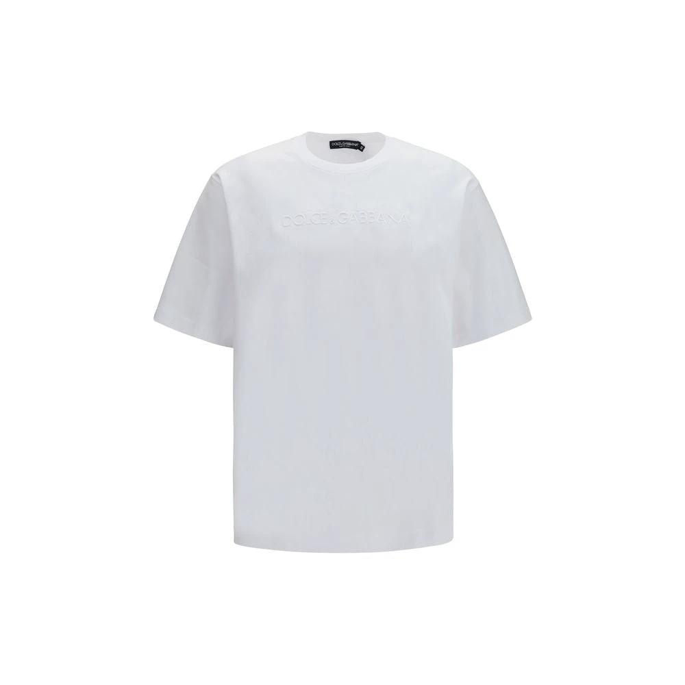 T-shirt blanc en coton Dolce &amp; Gabbana