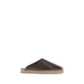 Brunello Cucinelli Brown Calf Leather Bos Taurus Espadrilles