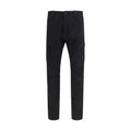 C.P. Company Black Cotton Cargo Pants