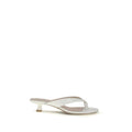 Sandales Bos Taurus en cuir de veau blanc Stuart Weitzman