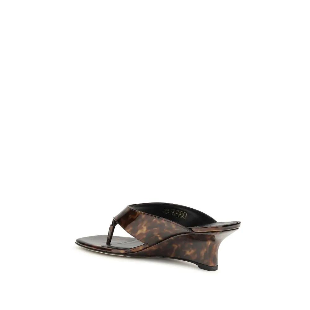 Stuart Weitzman Stuart Weitzman Multicolor Calf Leather Bos Taurus Wedge Sandals