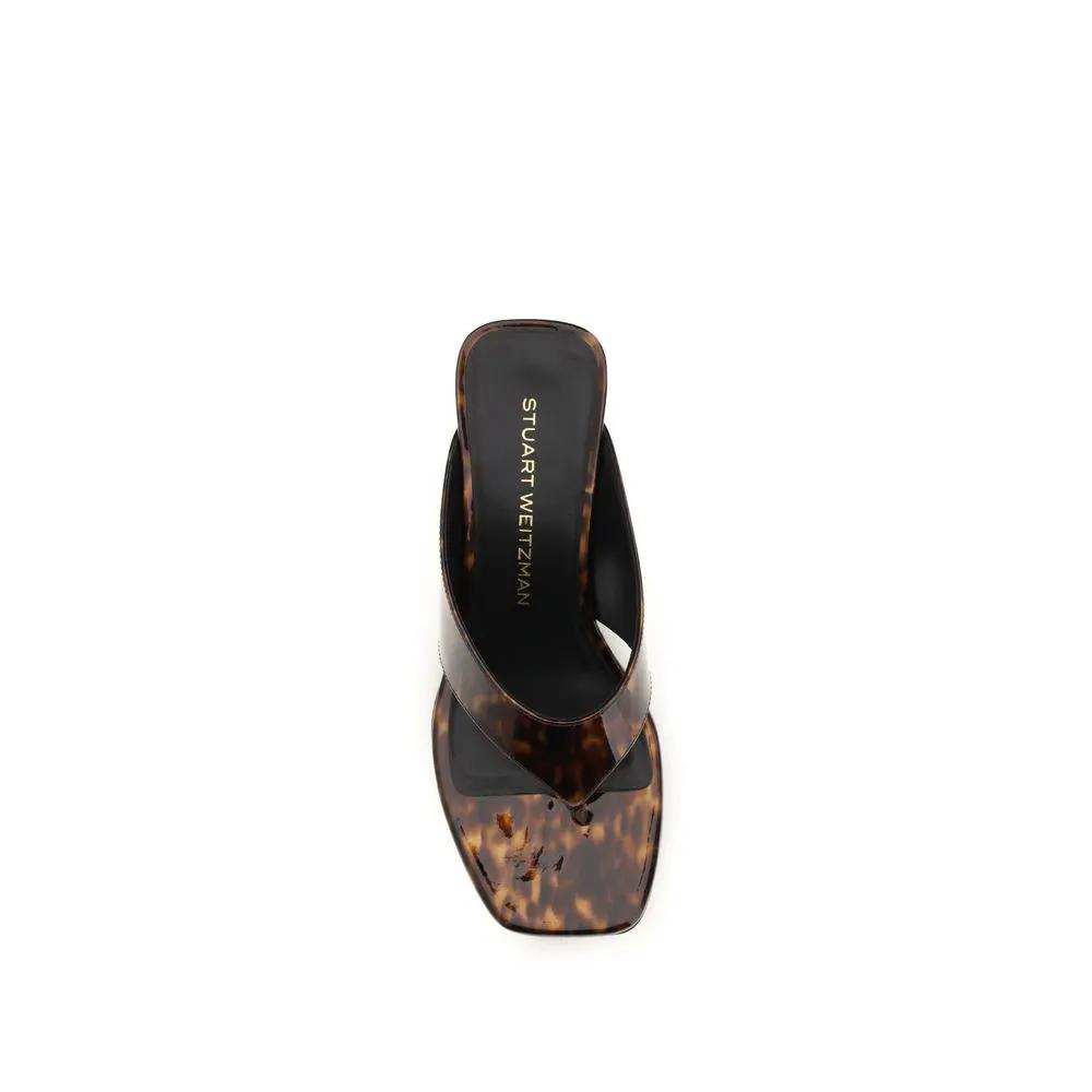 Stuart Weitzman Stuart Weitzman Multicolor Calf Leather Bos Taurus Wedge Sandals