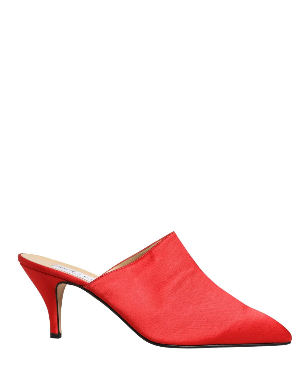 Chaussures mules à talons en daim rouge Dolce & Gabbana