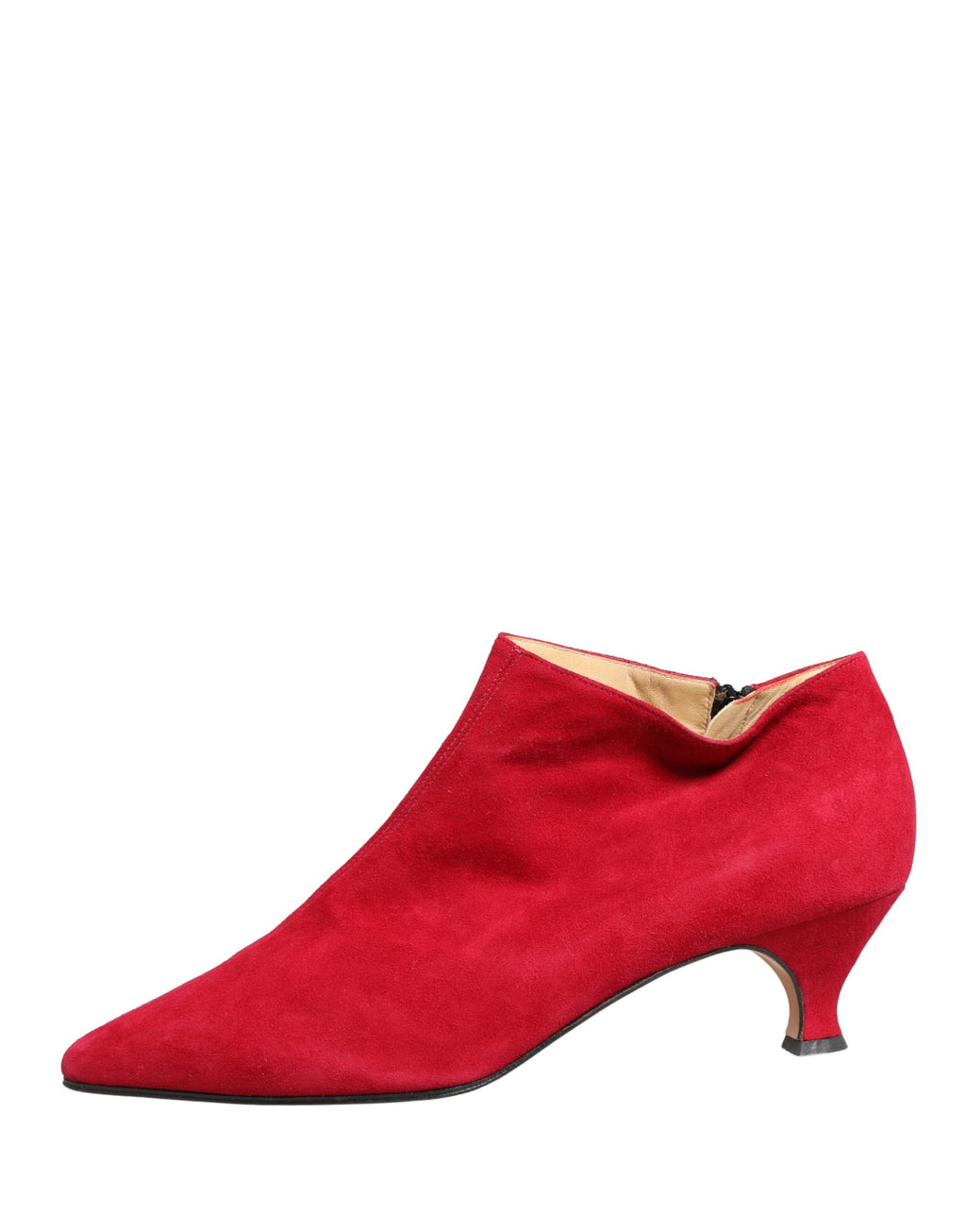 Chaussures Bottines en Daim Rouge Dolce & Gabbana