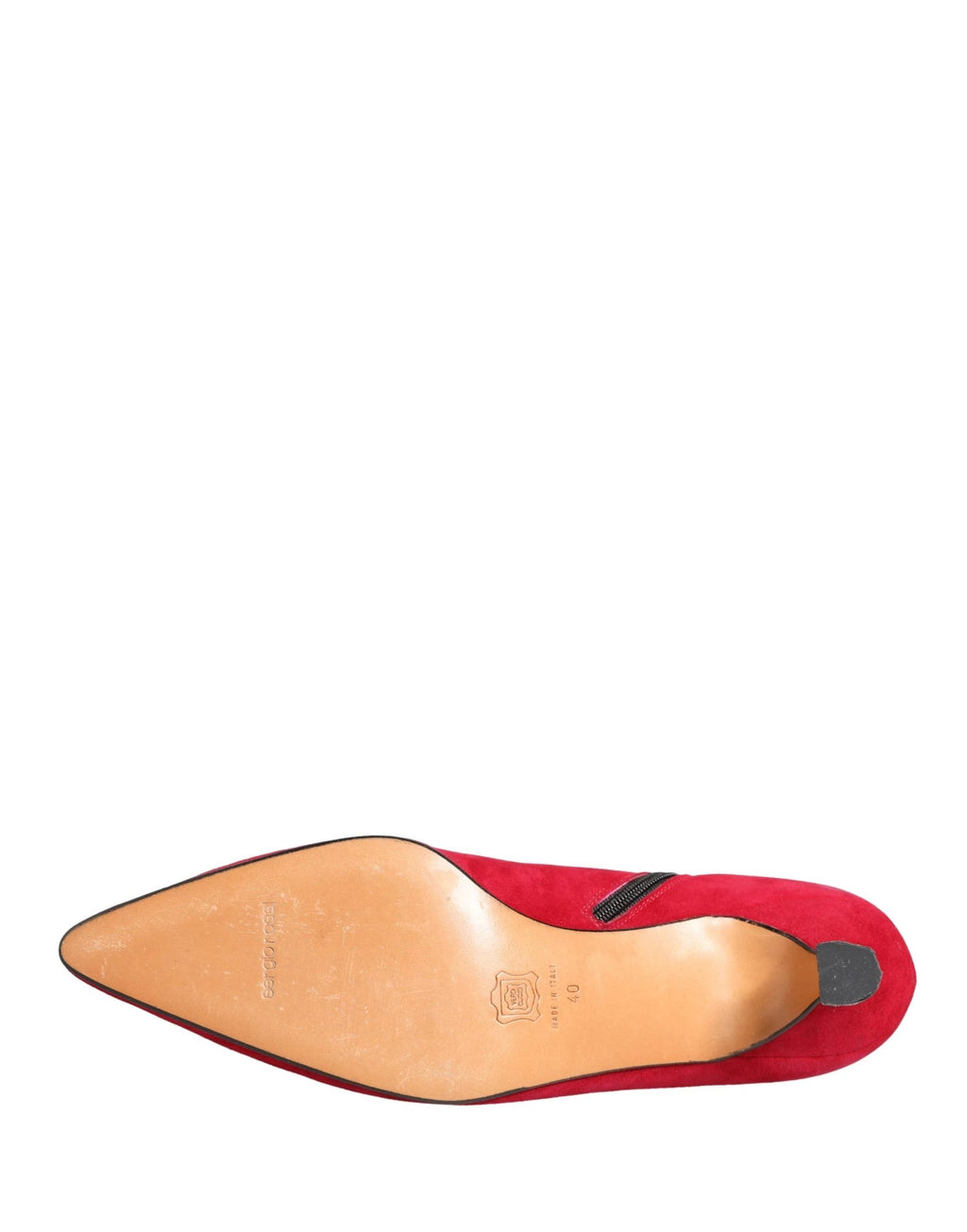 Chaussures Bottines en Daim Rouge Dolce & Gabbana