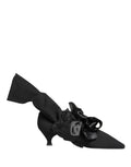 Bottes mi-mollet en daim noir Dolce & Gabbana