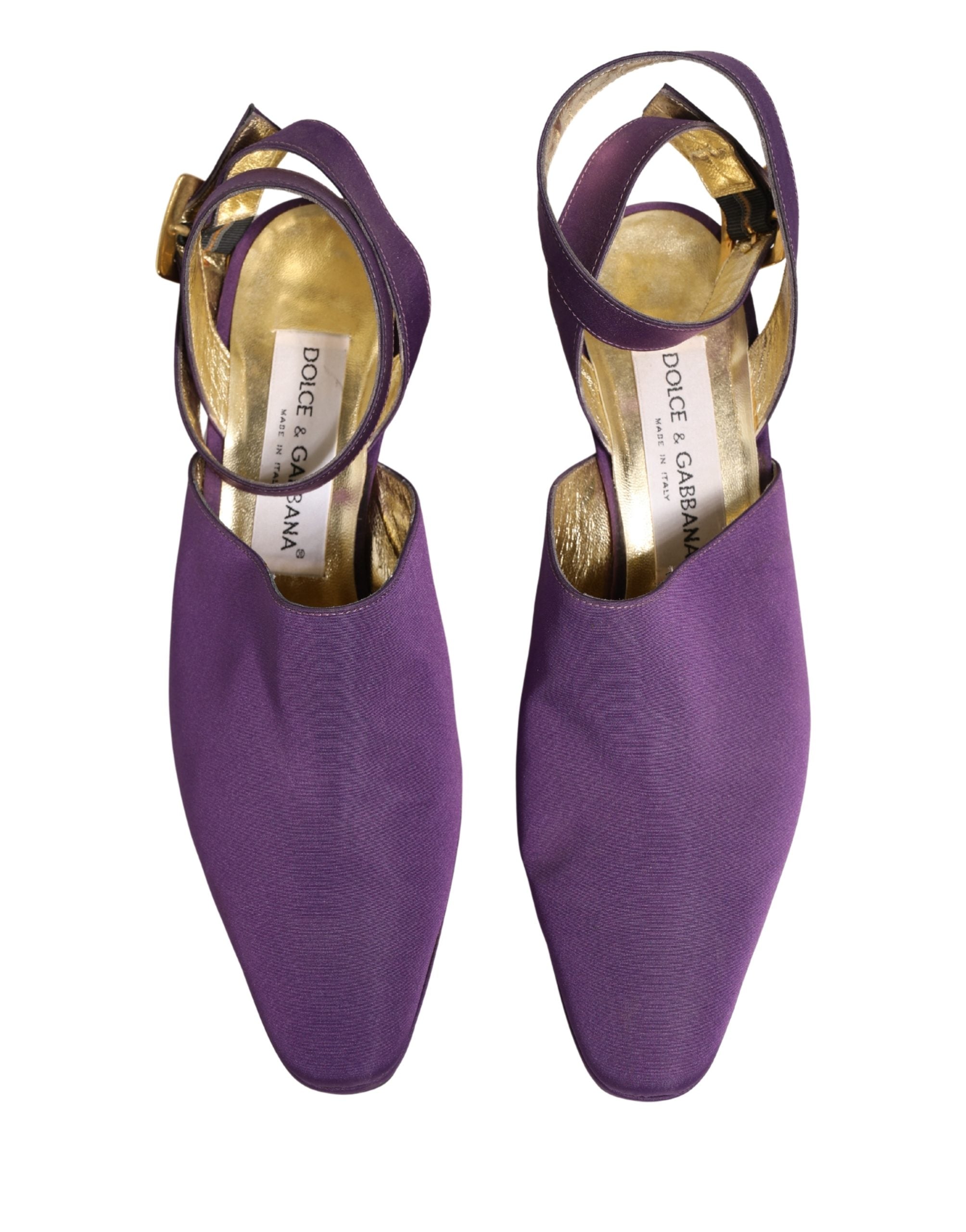 Chaussures Sandales en Daim Violet Dolce & Gabbana