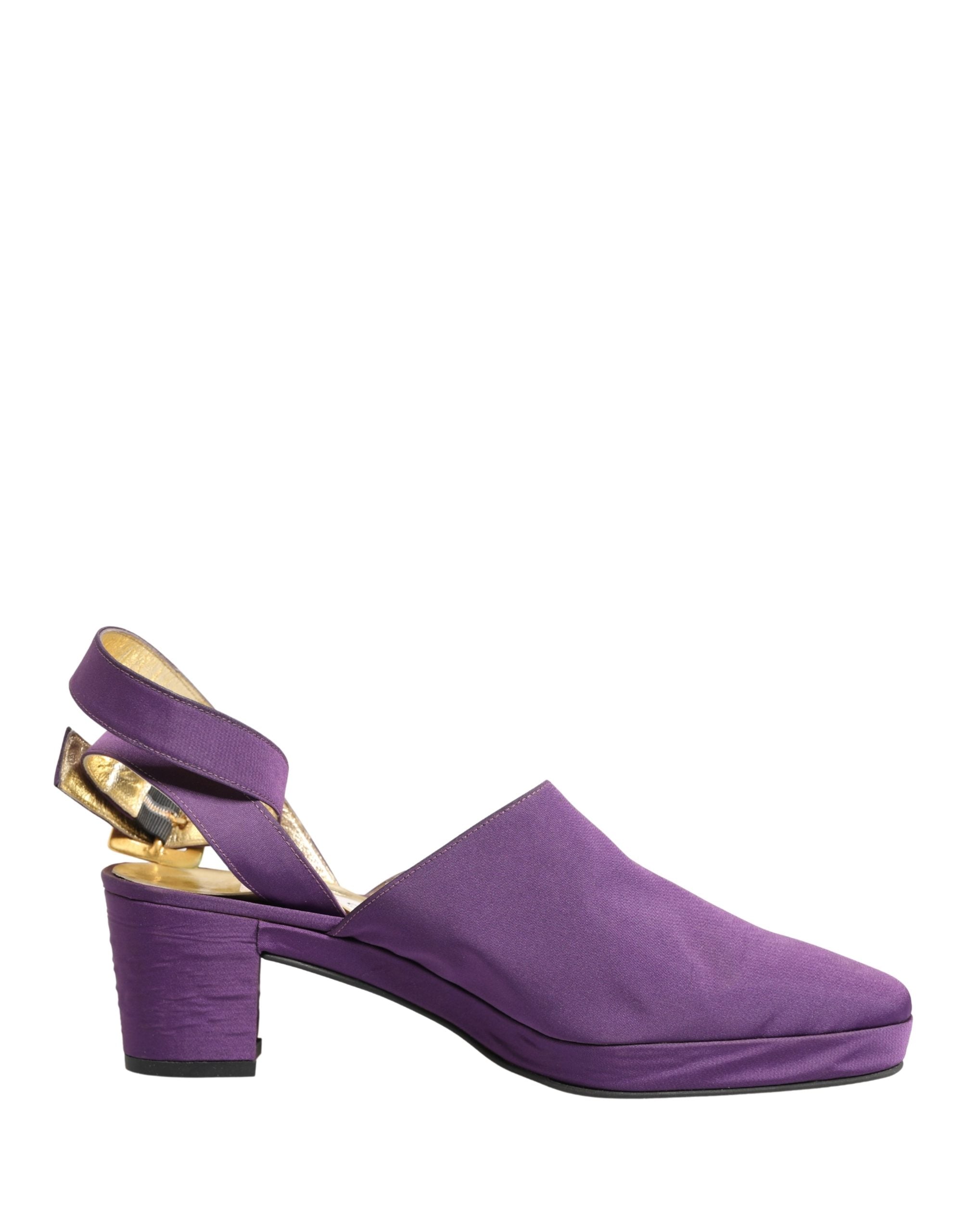 Chaussures Sandales en Daim Violet Dolce & Gabbana