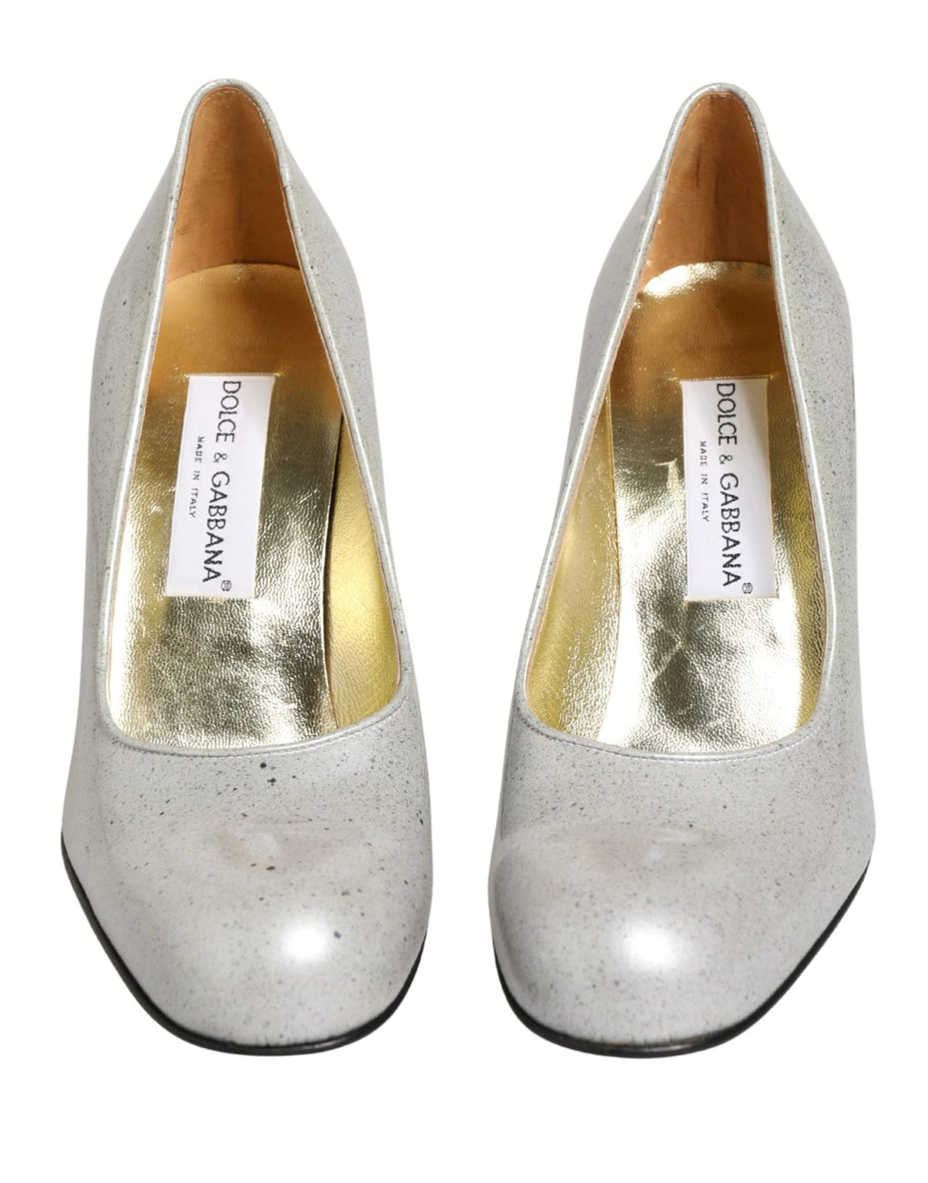 Escarpins Dolce &amp; Gabbana en cuir blanc à talons hauts pour femmes