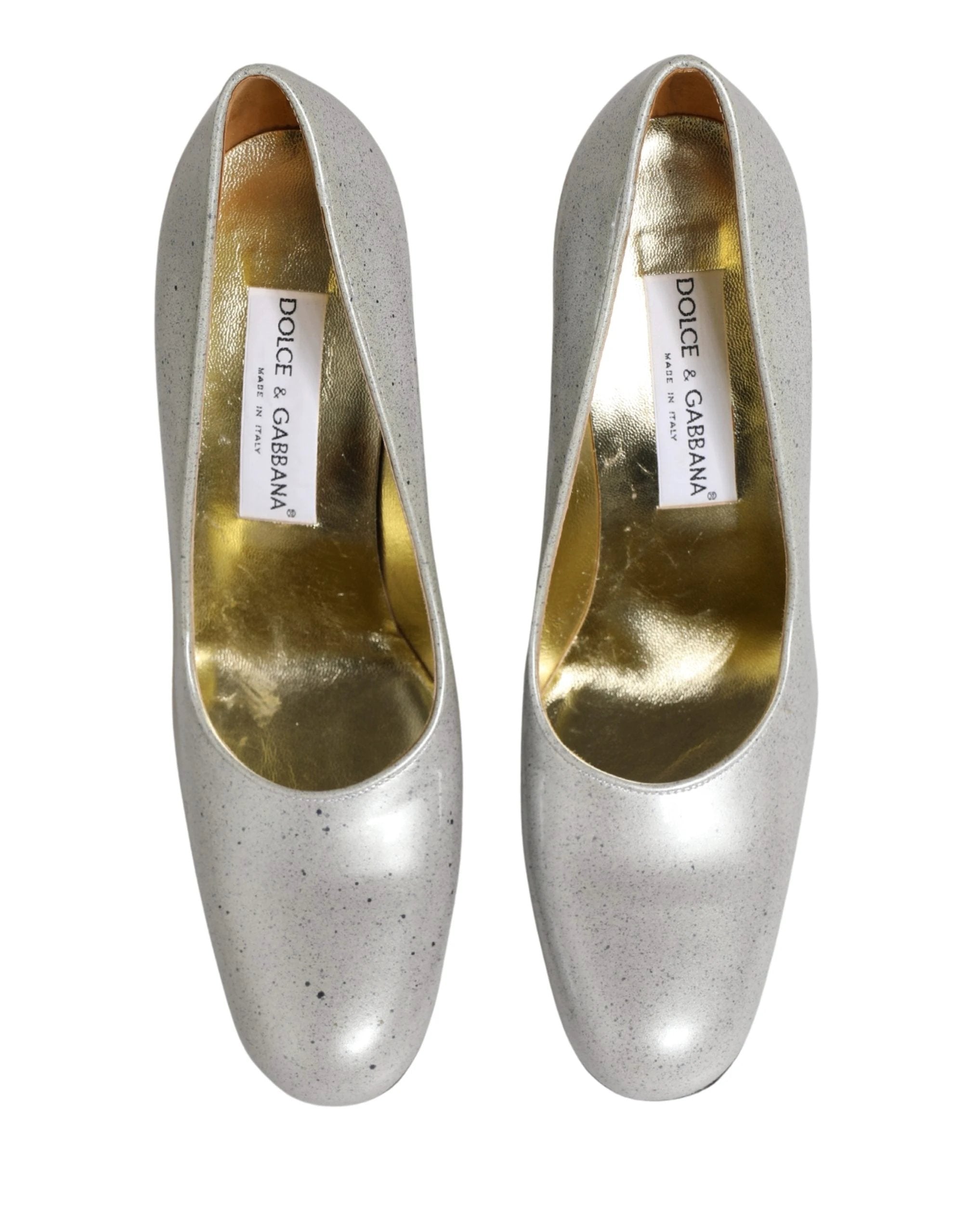 Escarpins Dolce &amp; Gabbana en cuir blanc à talons hauts pour femmes