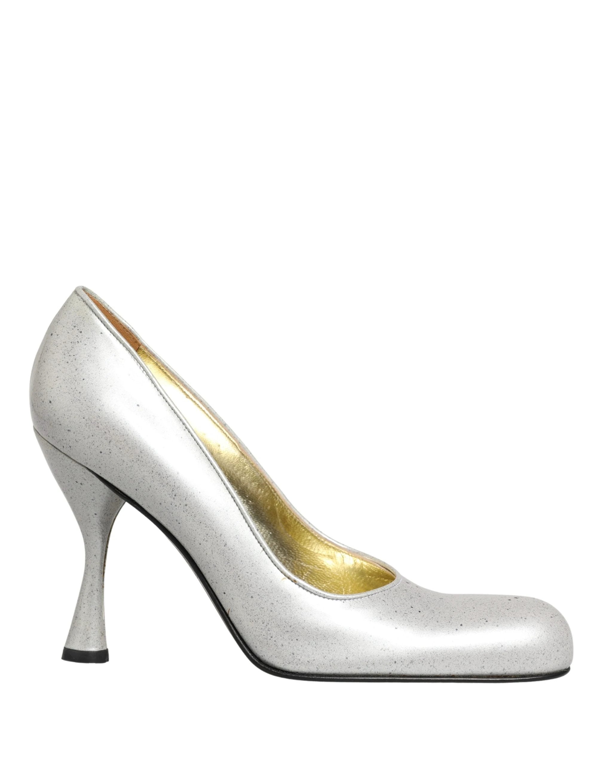 Escarpins Dolce &amp; Gabbana en cuir blanc à talons hauts pour femmes