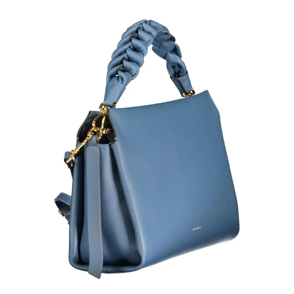 Sac à main femme Coccinelle en cuir bleu