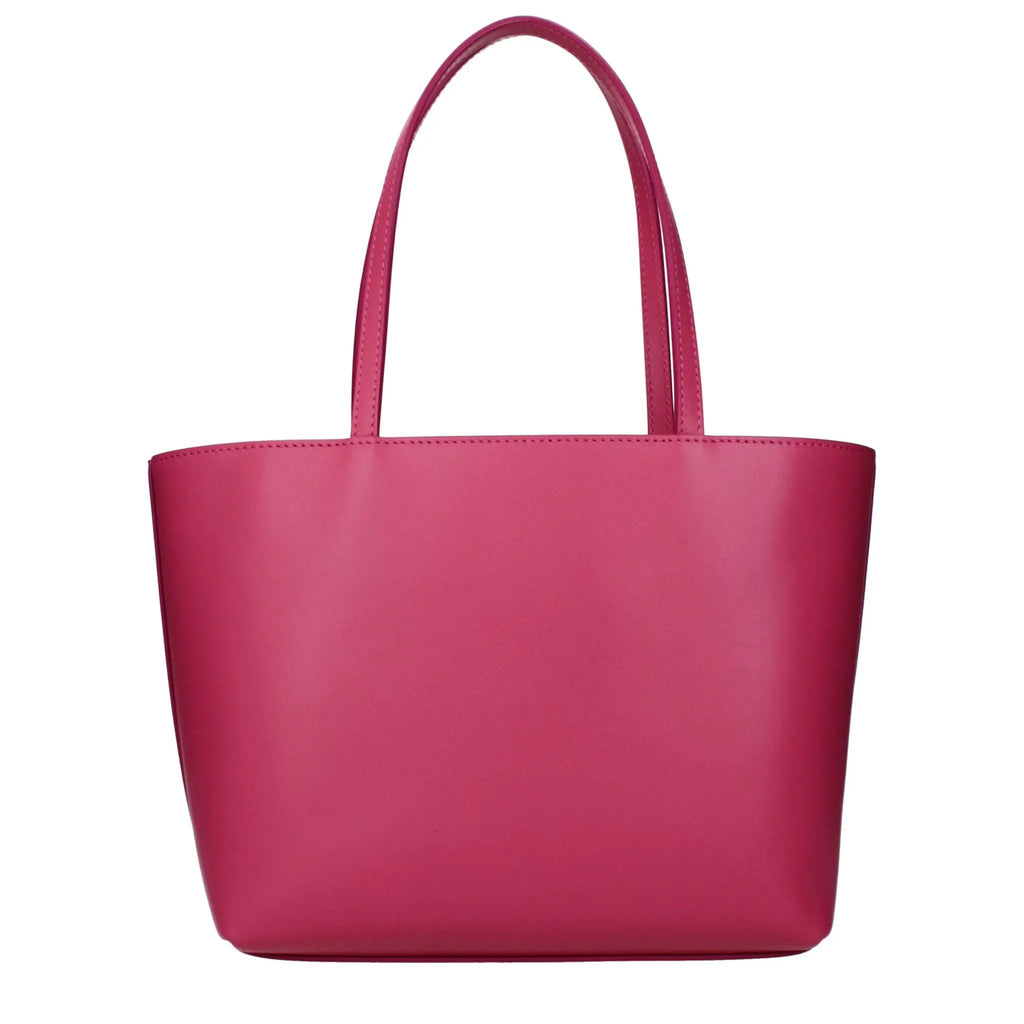 Sac à main en cuir rose Dolce & Gabbana