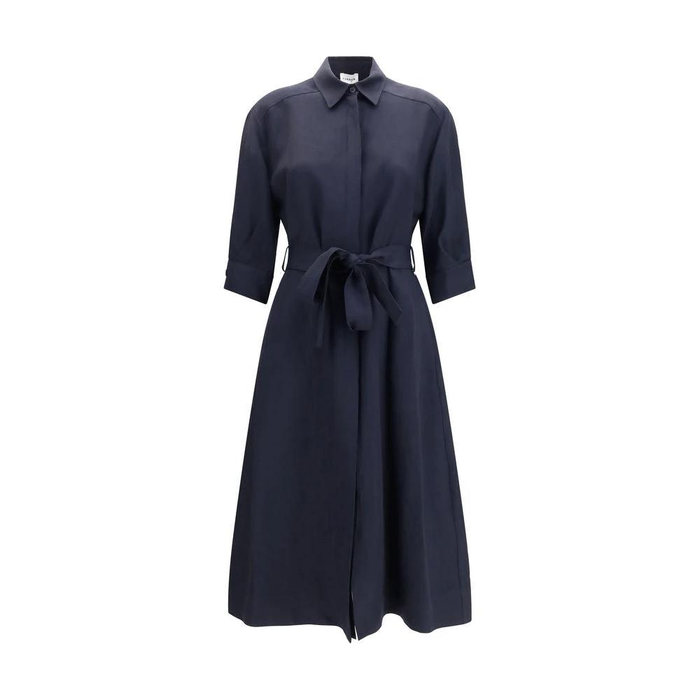Robe décontractée en viscose bleue PAROSH