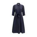 Robe décontractée en viscose bleue PAROSH