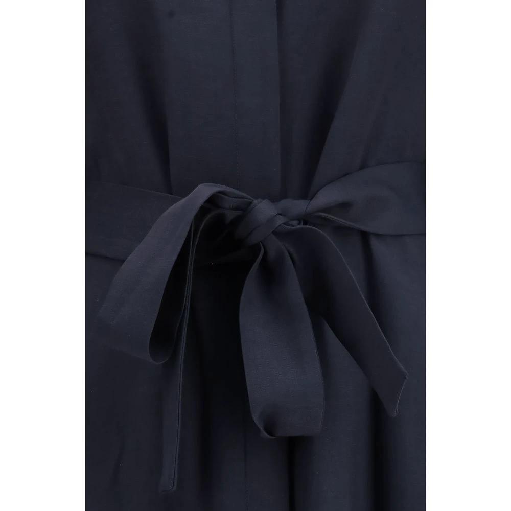 Robe décontractée en viscose bleue PAROSH