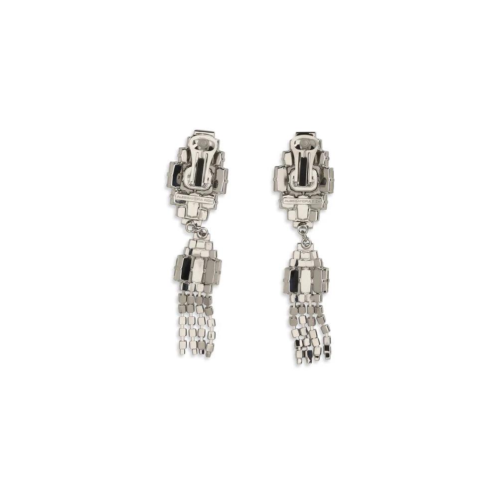 Alessandra Rich Silver Metal Earrings