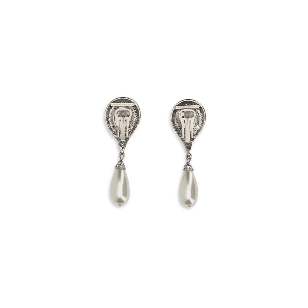 Alessandra Rich Silver Brass Earrings