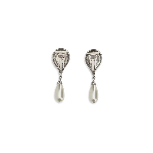 Boucles d'oreilles Alessandra Rich en laiton argenté