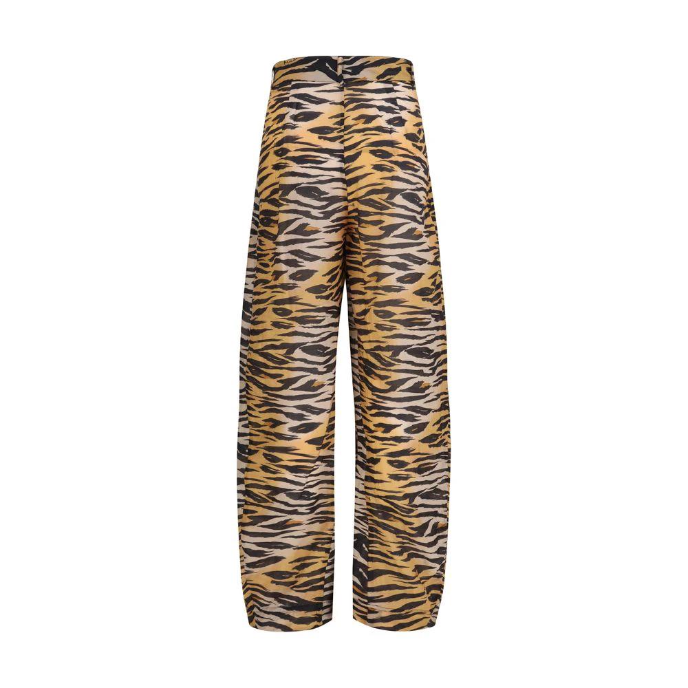 Pantalons en coton multicolores PINKO