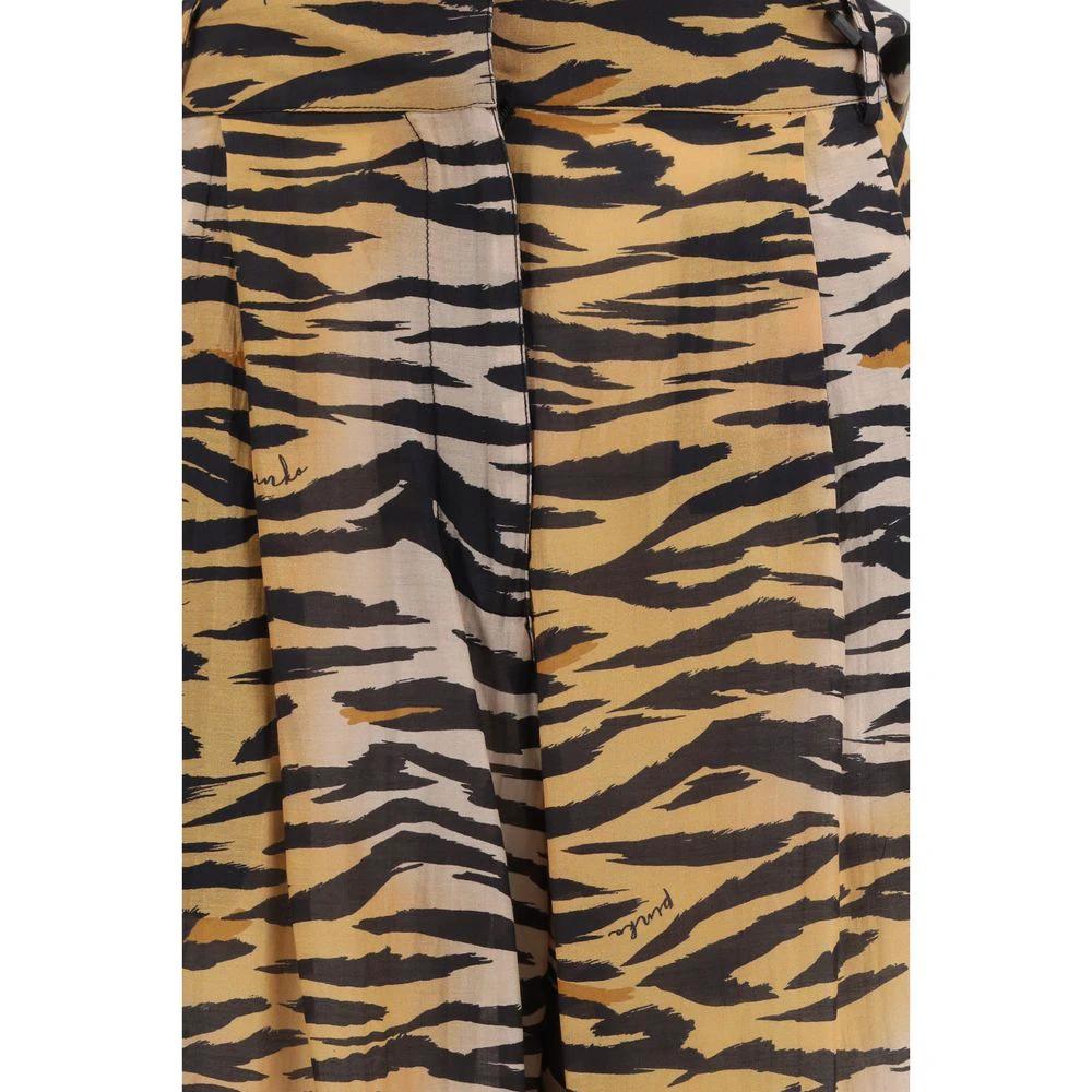 Pantalons en coton multicolores PINKO