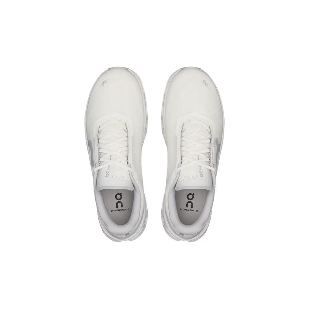 On Running White Recycled Polyester Athletic Sneakers