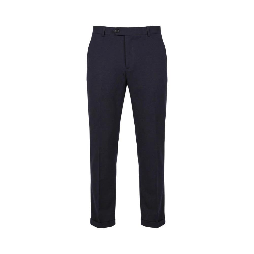 Mulish Blue Cotton Two-Piece Suit