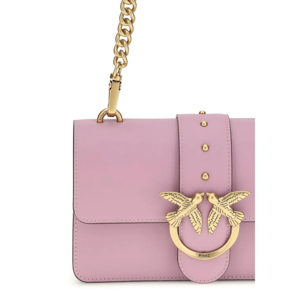 PINKO Multicolor Calf Leather Bos Taurus Shoulder Bag
